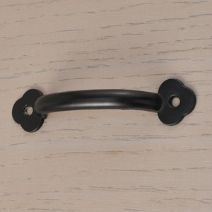 B-437 Zinc Alloy Cabinet Handle Novelty Shape Black And <b>Silver</b> Drawer Pull Traditional Design Durable Surface Plating - Product Image 4