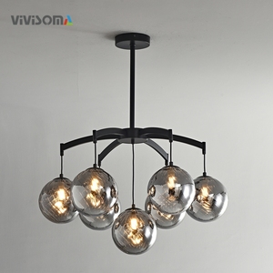 Lampe suspendue en cristal moderne de luxe DPL38006, <span class=keywords><strong>luminaire</strong></span> suspendu transparent pour la décoration du plafond des restaurants - Product Image 2