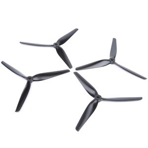 Meistverkaufte HQ 8-Zoll <span class=keywords><strong>3</strong></span>-Blatt Tri-Blade Propeller Schwarz Glasfaser-Nylon DIY-Teile für Cinelifter Langstrecken-Drohnen (1CW+1CCW) - Product Image 3