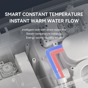 Vente flash, siège chauffant en céramique blanche à poser au <span class=keywords><strong>sol</strong></span>, double chasse d'eau, <span class=keywords><strong>WC</strong></span> intelligent automatique, télécommande, toilette intelligente - Product Image 2