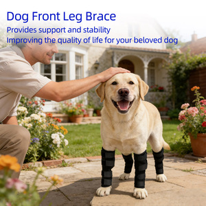 Soportes de Rodilla Antideslizantes de Neopreno para Perros, Ligeros, Transpirables y de Ajuste Seguro para Patas Traseras, Ideales para Perros Activos y en Recuperación - Product Image 2