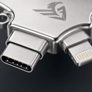 Lector de Tarjetas para Teléfono Móvil Cuatro en Uno de Aluminio y Adaptador OTG de Alta Velocidad y Convertidor de Memoria TF con 1 Año de Garantía - Venta al por Mayor de Fábrica - Product Image 2