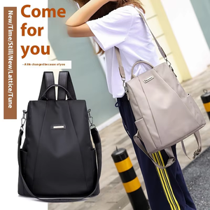 <span class=keywords><strong>Zaino</strong></span> Impermeabile in Nylon alla Moda per Donne, Borsa a <span class=keywords><strong>Tracolla</strong></span> Casual, Borse Leggere Antifurto - Product Image 2