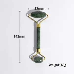 Công cụ làm đẹp xiuyu con lăn mặt Pusher làm trắng đôi đầu ngọc lăn bóng massager mặt massage con lăn Ngọc Bích - Product Image 6