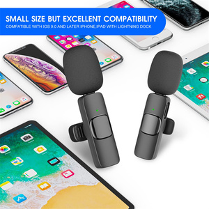 2023 Vente chaude Lavalier 2-en-1 Microphone sans fil Type C, suppression du bruit, pour les appels audio et vidéo enregistrés - Product Image 3