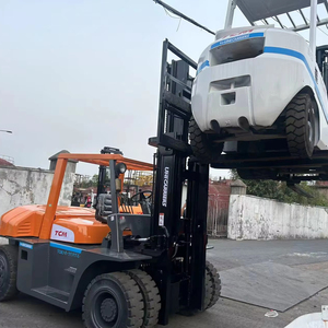 Chariot élévateur TCM FD60 FD70 d'occasion 6 TONNES 7 TONNES en bon état, alimenté au diesel, origine Japon, mât à trois étages - Product Image 1