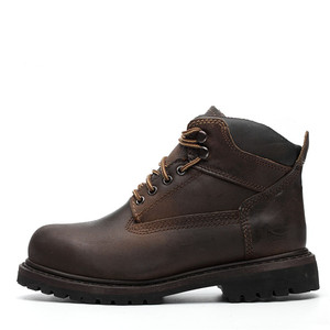 Chaussures de sécurité en cuir véritable avec semelle en caoutchouc Goodyear cousue, vente en gros d'usine en Chine - Product Image 6