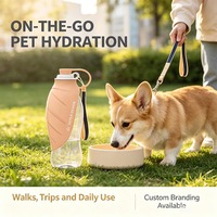 Bouteille d'eau pour animaux de compagnie de marque Super Design, distributeur d'eau portable pour animaux de compagnie avec distributeur d'eau pour animaux de compagnie, marche en plein air