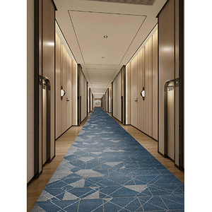 Moquette 80% Lana 20% Nylon per Corridoi di Hotel, Tappeti da Parete a Parete per Teatri - Product Image 2