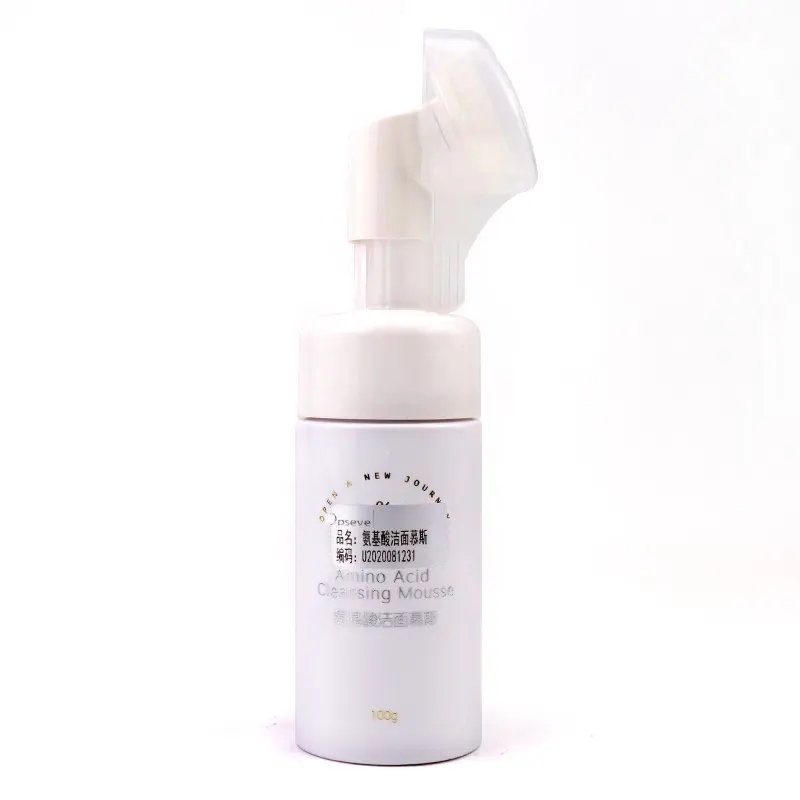 Organic Vegan Foam Pore Cleansing Cream Amino Acid Mousse Facial Cleanser Natural Wholesale Private Label Oem Mens Free Adults