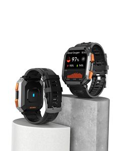 Montre connectée HKSF B2 avec caméra frontale de 3 millions de pixels, mode économie d'énergie, galerie vidéo, mesure de l'oxygène sanguin et de la pression artérielle - Product Image 1