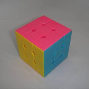Cubo de Rubik Jiyangwa 3x3 de 5.7 cm, sin pegatinas, de plástico ABS, juguete intelectual para niños - Product Image 3