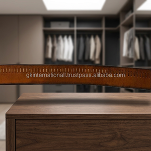 Ceinture décontractée en cuir de styliste faite à la main pour hommes avec filetage à la main cousu entre deux tons, ceinture de jean de luxe pour hommes de toutes tailles - Product Image 4