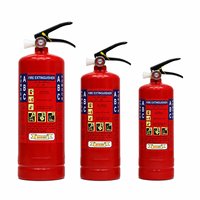 Extincteur portable compact ISO CE pour usine, 1KG 2KG 3KG, système d'extinction à poudre chimique sèche ABC