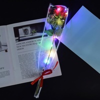 La Saint-Valentin Simulé Roses Lumineuses Stalles Lumières Clignotantes Populaires Décorations De Fête