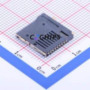 XKTF-015-G SD Card / Memory Card Connector SMD Connector Self-Return Type MicroSD Card (TF Card) Card Holder 2mm - Product Image 2