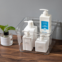 Boîte de rangement en plastique, compartiment transparent, boîte de rangement empilable, offre spéciale 2021