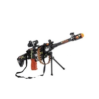 Nouveau design pistolet de l'armée en plastique pour garçons avec lumière colorée et son de combat ensemble de pistolet de jouet pour enfants jouets d'extérieur pour enfants