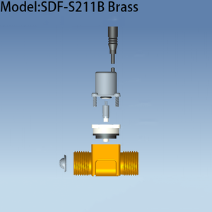Goldenland Mini válvula solenoide de latón biestable DC 6V, G1/<span class=keywords><strong>2</strong></span> Válvula operada por piloto de rosca macho para agua de grifo sin contacto - Product Image 3