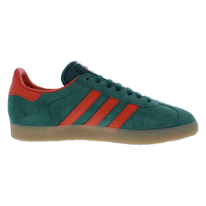 รองเท้าบาสเก็ตบอลสำหรับ Adidas Gazelle ผู้ชายขนาด10.5สีเขียว/ส้ม - Product Image 2