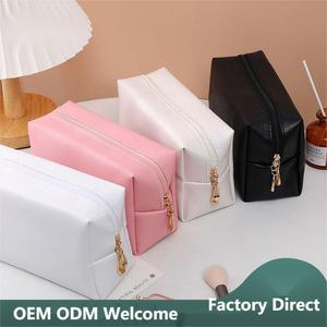 Waterproof Makeup Pouch PU Leather Travel Toiletry <strong>Bag</strong> Girl Pink Cosmetic <strong>Bag</strong> <strong>Men</strong> <strong>Wash</strong> <strong>Bags</strong> for Travel - Product Image 2