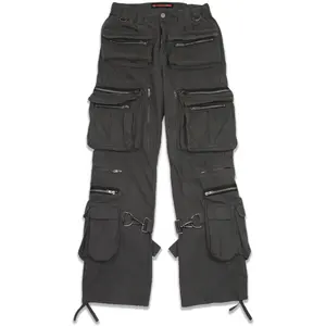 OEM Mens Nylon Spandex Windbreaker Zipper Cargo Climbing Pants with 6 Pockets