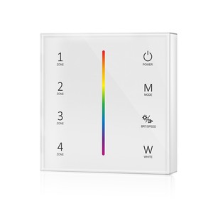 Skydance RF2.4G CCT/RGB/RGBW <span class=keywords><strong>4</strong></span> zonas inalámbrico montado en la pared controlador de panel táctil T21/T22/T24/T25 para iluminación <span class=keywords><strong>Led</strong></span> - Product Image 6