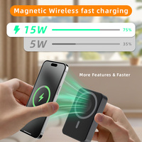 Vente en gros MagGo 10000mAh batterie externe magnétique à affichage intelligent ultra-rapide 15W sans fil et 20W USBC 3 en 1 conception métallique