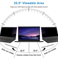 Filtre d'écran de confidentialité bidirectionnel anti-espion 14 pouces 16:9, protection d'écran anti-reflets pour ordinateur portable Lenovo ThinkPad 14 pouces