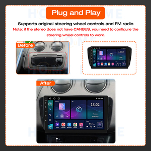 9 "Android 14 pour <span class=keywords><strong>Seat</strong></span> <span class=keywords><strong>Ibiza</strong></span> 6j 6 J <span class=keywords><strong>2009</strong></span> - 2015 <span class=keywords><strong>autoradio</strong></span> multimédia lecteur vidéo GPS Navigation Audio tête unité 4G Carplay Auto - Product Image 3