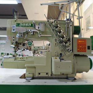 Doso DS-720AT Series Direct Drive Small Cylinder-Bed 3-Thread Interlock <b>Sewing</b> Flat Lock <b>Machine</b> With Auto Trimming - Product Image 3