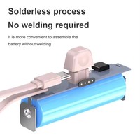 Batería Externa Ultra Delgada de 5000mAh con Carga Rápida de 10W, Diseño de Cápsula Portátil con Conector IOS, Mini Batería de Alta Capacidad