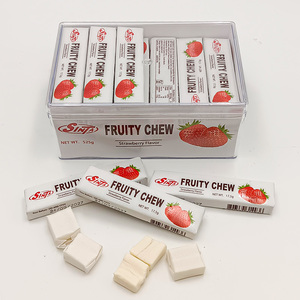 Chewing-gum naturel halal en forme de blocs, emballage blister, 7 saveurs fruitées, pas cher - Product Image 5
