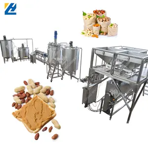 Lehao peanut nuts butter making machine peanut almond hazelnut peanuts butter production line