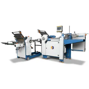 Fully Automatic Buckle Plates Paper Folder Paper Folding Machine Inserting Equipment For Industrial Use