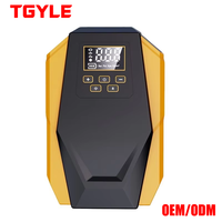 Compresseur d'air numérique portable 12V pour voiture, gonfleur de pneus, moniteur de pression des pneus, lumière d'urgence, indicateur de puissance, matériau ABS durable