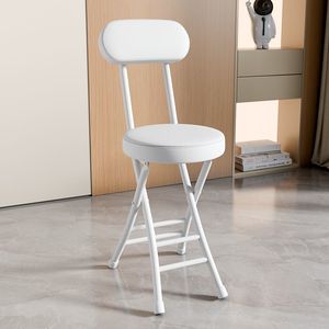 Design tradizionale <span class=keywords><strong>in</strong></span> <span class=keywords><strong>metallo</strong></span> PU sedia pieghevole con cuscino di spessore per interni esterni mobili per la casa per uso soggiorno - Product Image 2