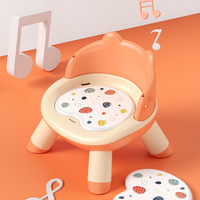 Chaise haute portable pour bébé certifiée CE avec coussin sonore, siège d'alimentation pour enfants de 0 à 6 ans, OEM disponible