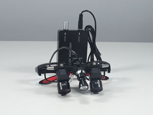 エルゴ変換レンズルーペ5x外科用歯科顕微鏡5W磁気スクエアヘッドライト脳神経外科用拡大ガラス - Product Image 4