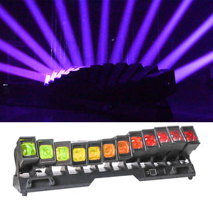 Luz de <span class=keywords><strong>onda</strong></span> de alta calidad 12 Uds * 60W para haz de cabeza móvil RGB LED escenario DJ luces DMX512 para conciertos espectáculos en vivo bares clubes nocturnos - Product Image 1