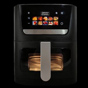 Nouvelle Friteuse à Air Multifonctionnelle Sans Huile 8,5 L 2025 avec Écran Tactile Numérique Coloré, Double Élément Chauffant et Fenêtre Visible - Product Image 1
