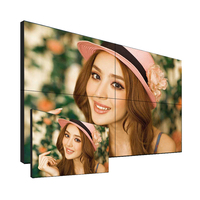 Écran mural vidéo LCD 46 49 55 65 pouces 2x2 3x3 4K le plus populaire avec écran d'épissage sans couture, y compris contrôleur de mur vidéo