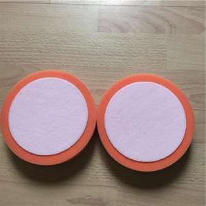 Hook And <strong>Loop</strong> 5inch Adhesive Foam Car Polish Buffing 6 Pad - Product Image 2