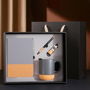 Eco-Friendly Wood Business Souvenirs Keychain <b>Notebook</b> Gift <b>Set</b> with Pen for Personalized Promotional Corporate Gift Box <b>Set</b> - Product Image 3