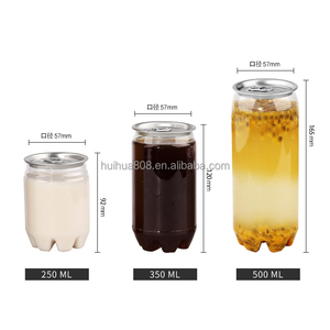 Huihua Nhà Máy Trực Tiếp Bán Số Lượng Lớn Nhựa Soda Lọ 250Ml 330Ml 500Ml 210Ml Kích Thước Cho Nước Giải Khát Bao Bì Cho Nước Trái Cây Trà Nhôm - Product Image 2
