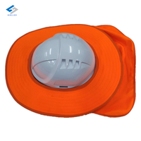 Casque de sécurité industrielle Casque de sécurité en maille à bord complet avec visière pare-soleil respirant haute visibilité