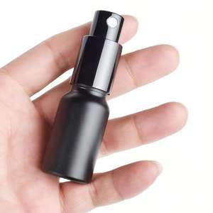 In Stock, 5ml 10ml 15ml 20ml 30ml 50ml 100ml Matte <b>Black</b> Glass <b>Pump</b> Spray Bottle for Cosmetics - Product Image 6