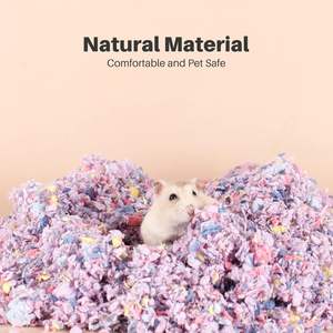 Criceto Non tossico fornisce carta naturale per fiori di criceto morbida senza polvere con controllo degli odori per biancheria da letto di carta per piccoli animali domestici - Product Image 3