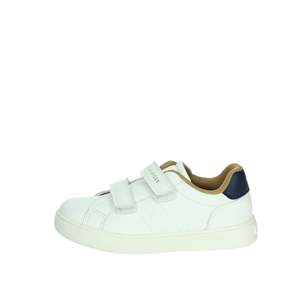 Zapatillas Tommy Hilfiger para Niños, Blancas y Azules, con Cierre de Velcro, Estilo Casual - Product Image 1