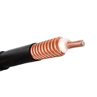 Câble coaxial Superflex 1/2'' à faible perte, câble coaxial hélicoïdal corrugué super flexible 1/2'', câble d'alimentation coaxial Supersoft 1-2